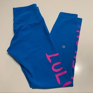 Lululemon x Ed Curtis sz 6 Wunder Train 25”!
